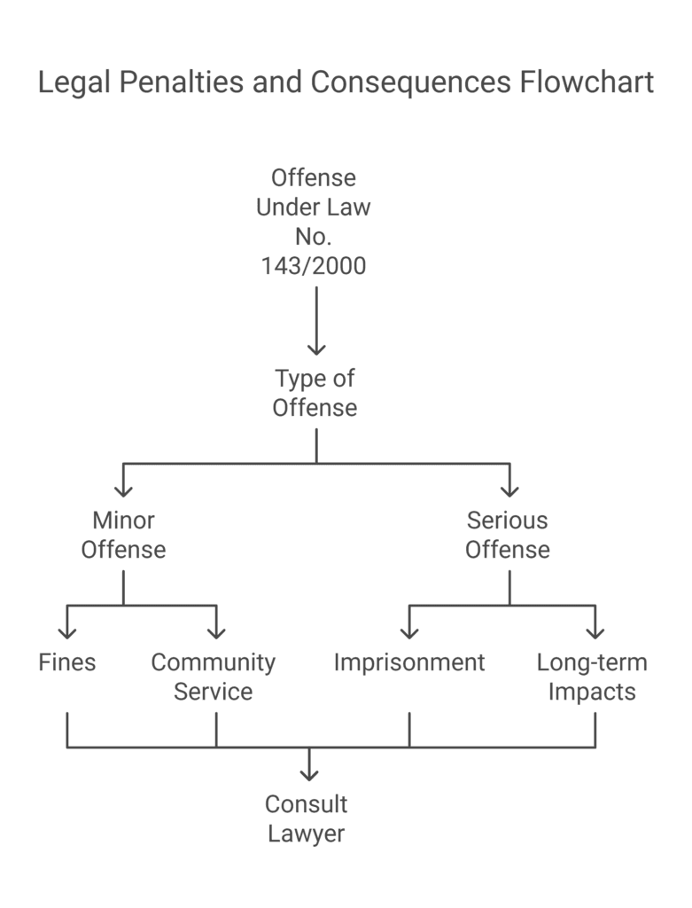 penalties in Romanian Laws