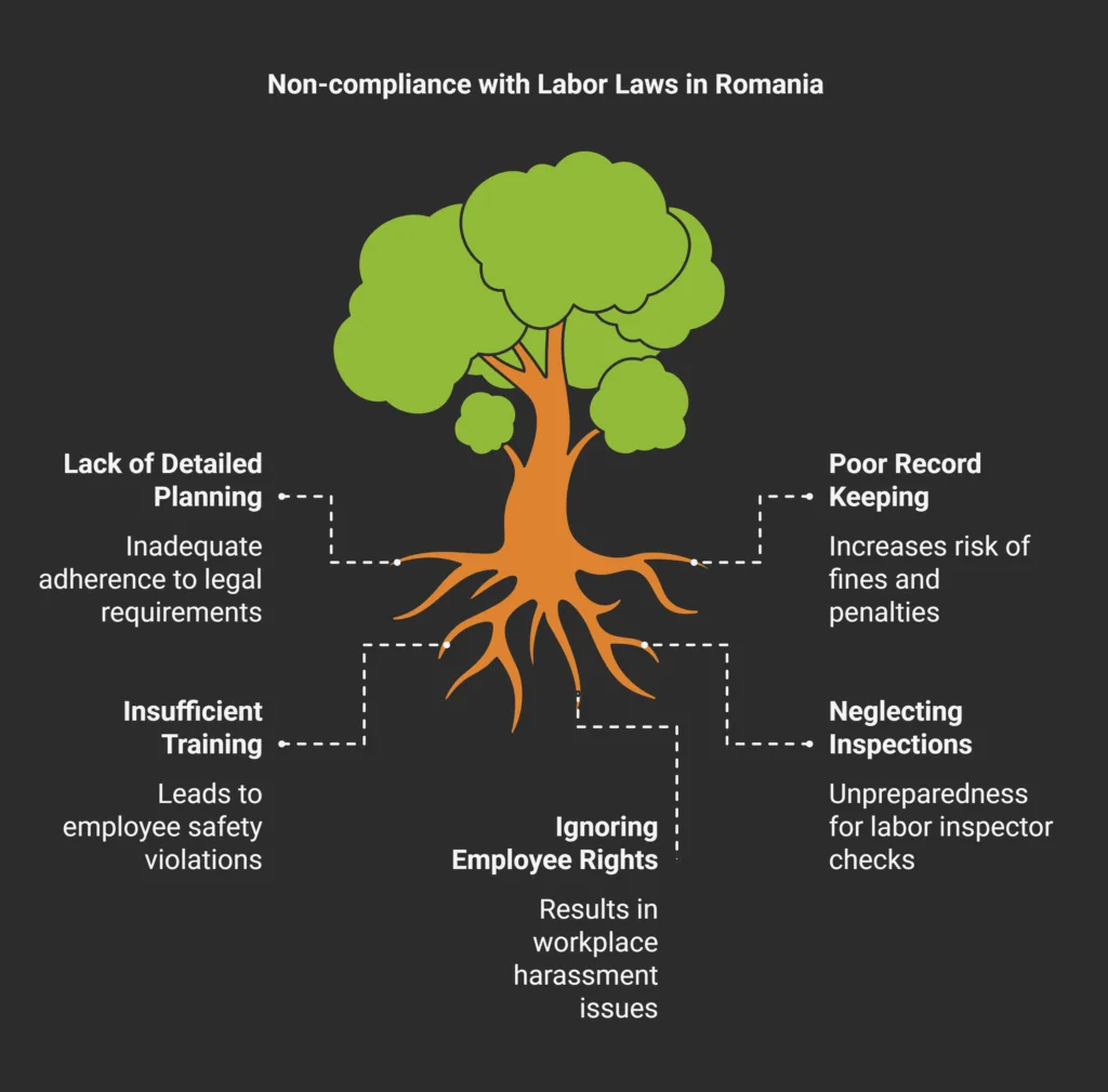 Non-compliance Labor Laws Romania