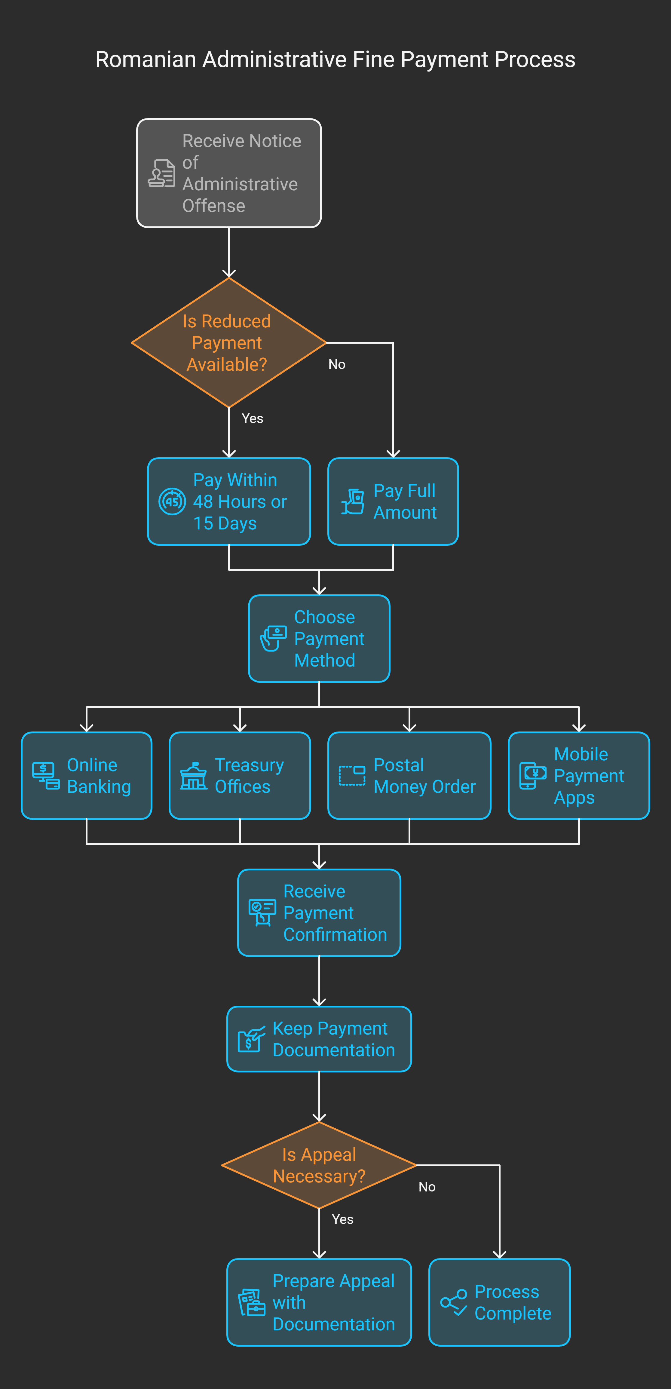 Payment Romania Fine