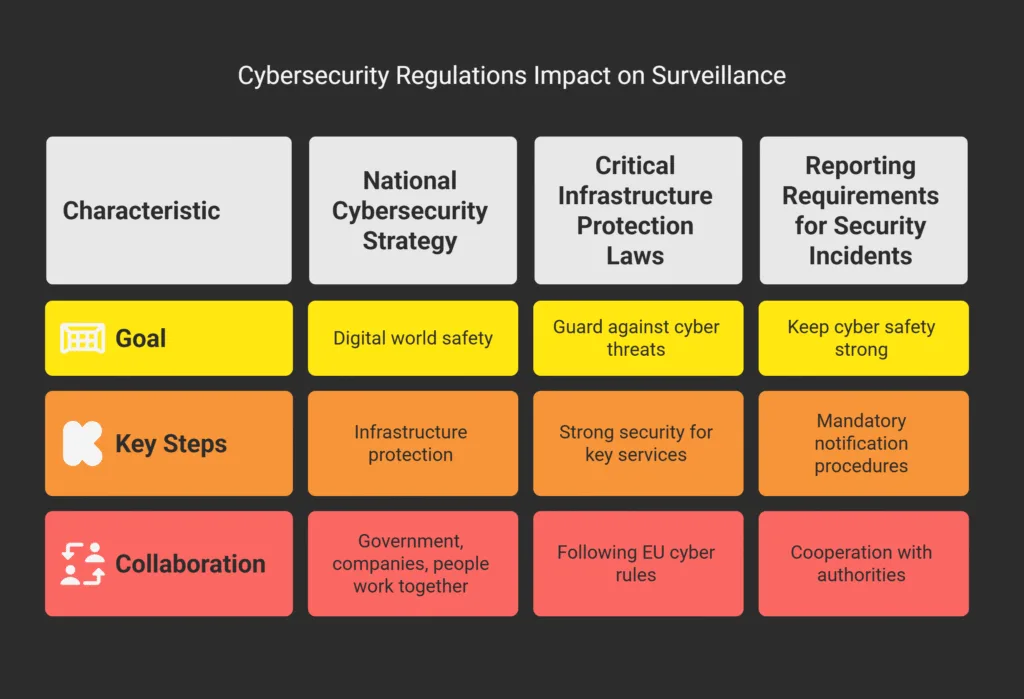 Cybersecurity Regulations and Their Impact on Surveillance