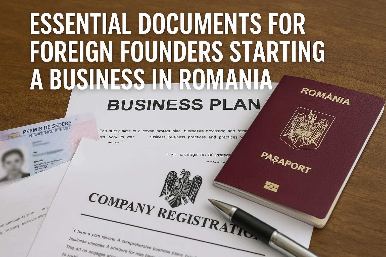 Essential Documents for Foreign Founders Starting a Business in Romania