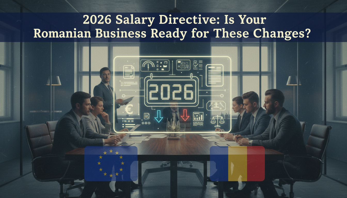 EU Pay Transparency Directive implementation in Romania showing salary transparency and compliance changes effective in 2026
