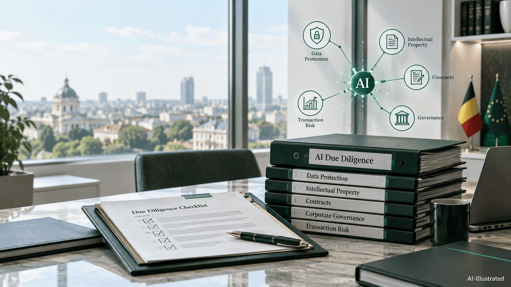 AI due diligence checklist for foreign investors assessing a Romanian company