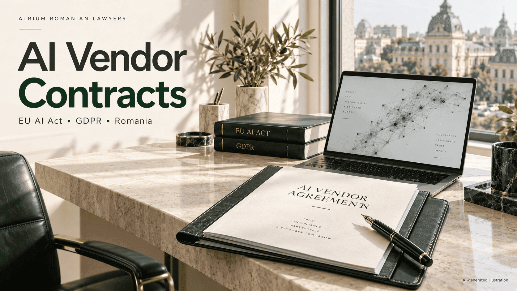 AI vendor contracts in Romania under the EU AI Act and GDPR