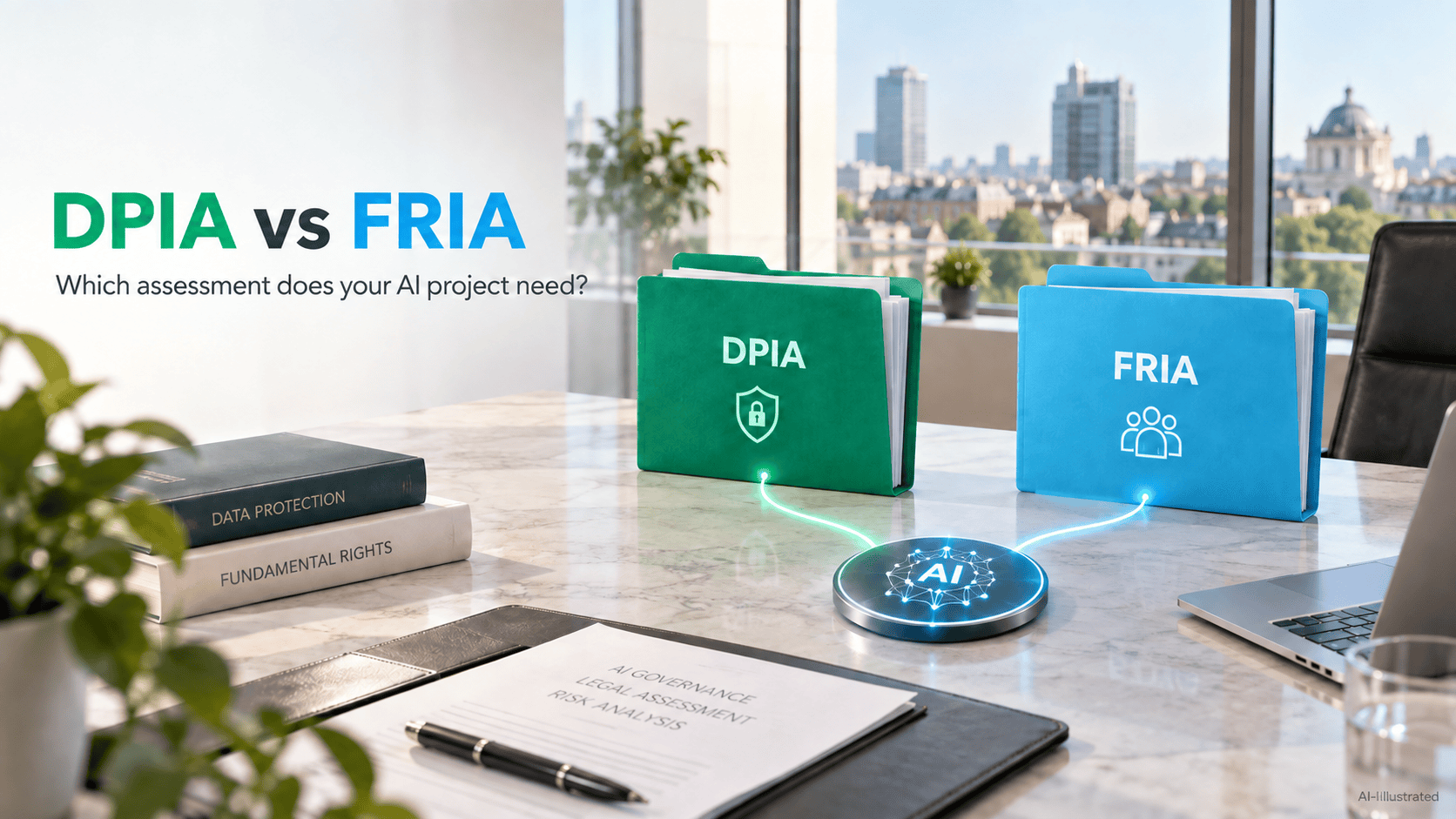 DPIA and FRIA assessment paths for an AI project in Romania
