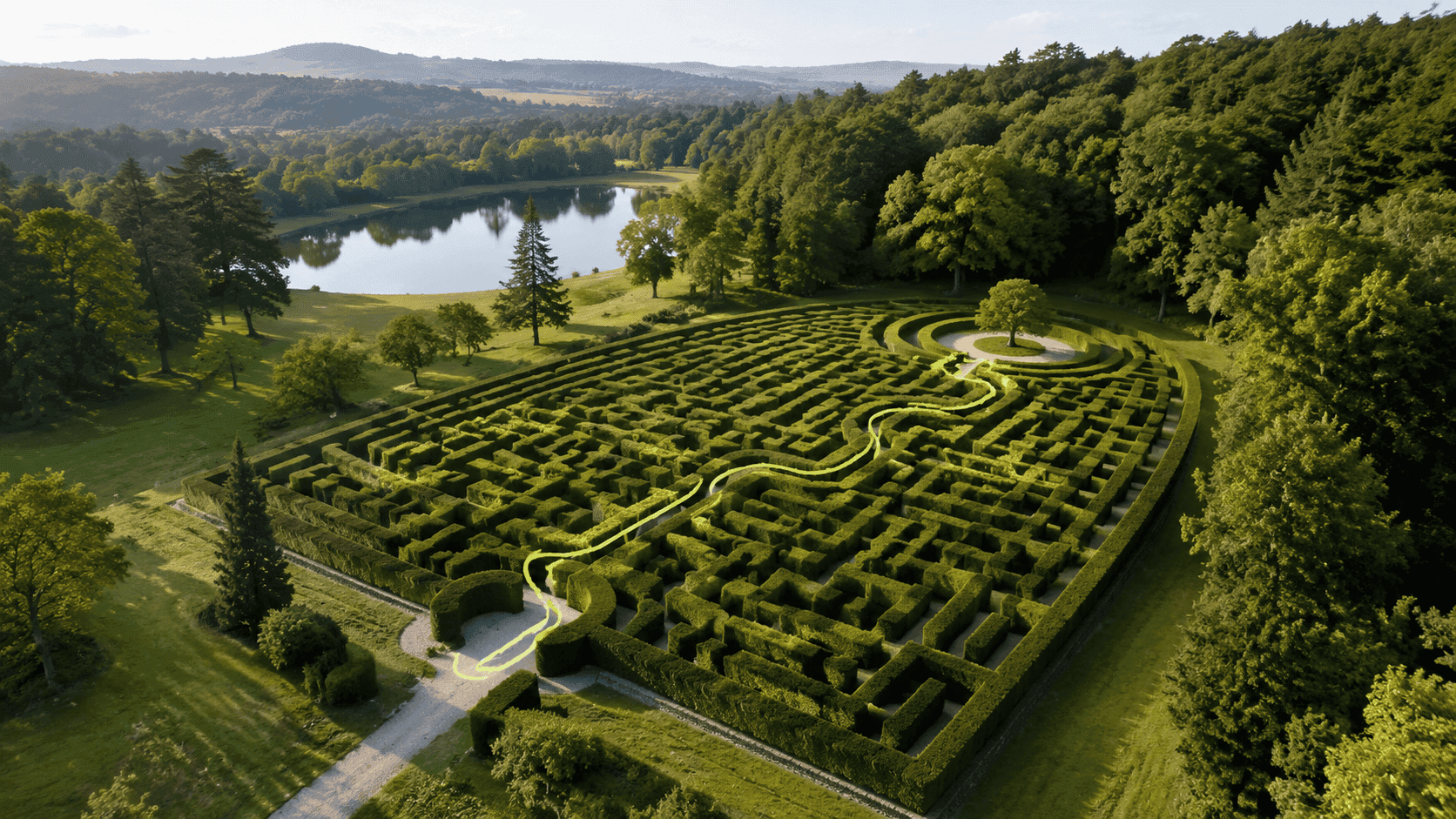 Share Purchase Agreement Due Diligence Romania Share purchase agreement Romania due diligence represented by a green maze with a clear route